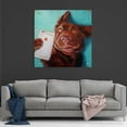 thumbnail image 7 of Epic Art 'Dog Selfie' by Lucia Heffernan, Acrylic Glass Wall Art, 36"x36", 7 of 7