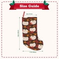 thumbnail image 3 of Lsque Autumn White Pumpkin Pattern 18 Inch Christmas Stockings, Festive Holiday Stocking for Christmas Decorations Holiday Decor, 3 of 8