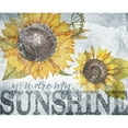 thumbnail image 3 of Louise, Gigi 18x15 Black Modern Framed Museum Art Print Titled - Sunshine Sunflower, 3 of 5