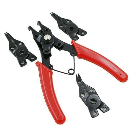 

Feiruifan 4 In 1 Multifunctional Retaining Clip Snap Ring Circlip Plier Automotive Repair