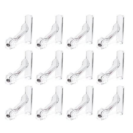 

12pcs Plastic Spring Tablecloth Clips Adjustable Table Cloth Fixing Clamps for Household Table