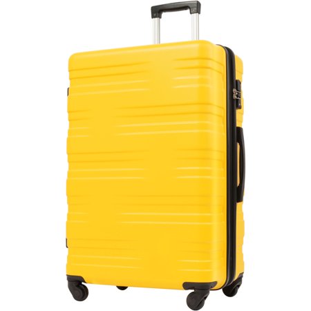 Durable Merax 28” Expandable Hardside Luggage with Secure TSA Lock Smooth Spinner Wheels for Effortless Travel Lightweight ABS Suitcase for Carry-On Travel