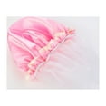 thumbnail image 6 of SPRING PARK Women Double Layers Shower Cap Bath Hat Hair Reusable Elastic Cover Waterproof, 6 of 8