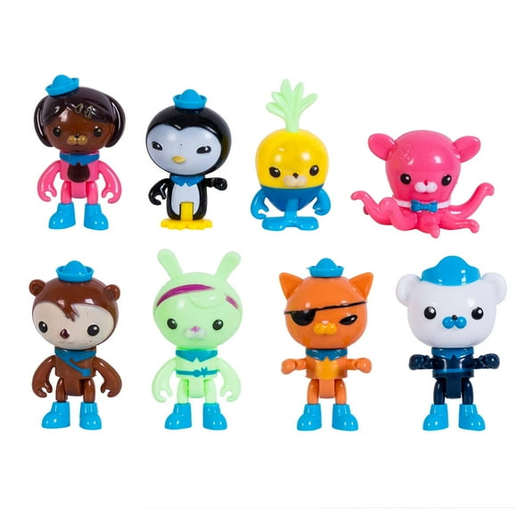 Suminiy.us 8pcs Octonauts 5-10cm Figures Toy Barnacles Peso Kwazii Children Gifts