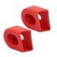 thumbnail image 4 of fundas protectoras de silicona para manivela de bicicleta de montaña, color rojo, 4 of 14