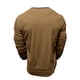 thumbnail image 5 of Ceisia Men Slim Fit Fashion Solid Color Long Sleeve Stand Collar Gift Zipper Casual Daily Party Wear Shirt Top, 5 of 7