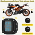 thumbnail image 3 of Sistema de supervisión de presión de neumáticos de motocicleta Moto Tpms alarma de neumáticos de bicicleta automática Lcd Monitor en tiempo Real para Tw, 3 of 5