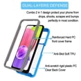 thumbnail image 6 of Galaxy A03S Case, Takfox Samsung A03S Phone Case Shock Absorbing, Rugged Shockproof Crystal Clear Hard Case Full Body Protective Sturdy Cover TPU Shell Bumper Case for Samsung Galaxy A03S,Blue, 6 of 6