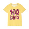 thumbnail image 2 of Xihbxyly Camiseta para Niño, Bonita Camiseta con Mangas Abullonadas, Camisa Informal de Verano, Tela Suave y Transpirable, Cuello Redondo, Estilo Veraniego Moderno, Ropa para Fiestas Escolares, Cómod, 2 of 6