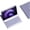 Purple, variant on Magnetic Detachable Candy Color Bluetooth Keyboard Folio Case for Xiaomi Redmi Pad SE 8.7" 2024,Purple
