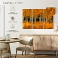 thumbnail image 5 of Elephant Stock Grand Teton Aspen Trees Wall Art - Horizontal Multi Panel Canvas - Living Room Wall Decor - Floral And Botanical Multi Panel - Orange And Black Decor - 33" x 20", 5 of 8