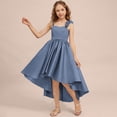 thumbnail image 5 of EnJoCho Satin Junior Bridesmaid Dresses Short Tiere𝖽 Flower Girl Dress Sleeveless Princess Pageant Formal Homecoming Dress Teenage Wedding Dress Fl𝗈wy, 5 of 7