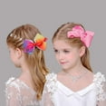 JoJo Siwa 12pcs Hair Bows for Girls ( 2 Set) - 5 Inches Alligator Clips
