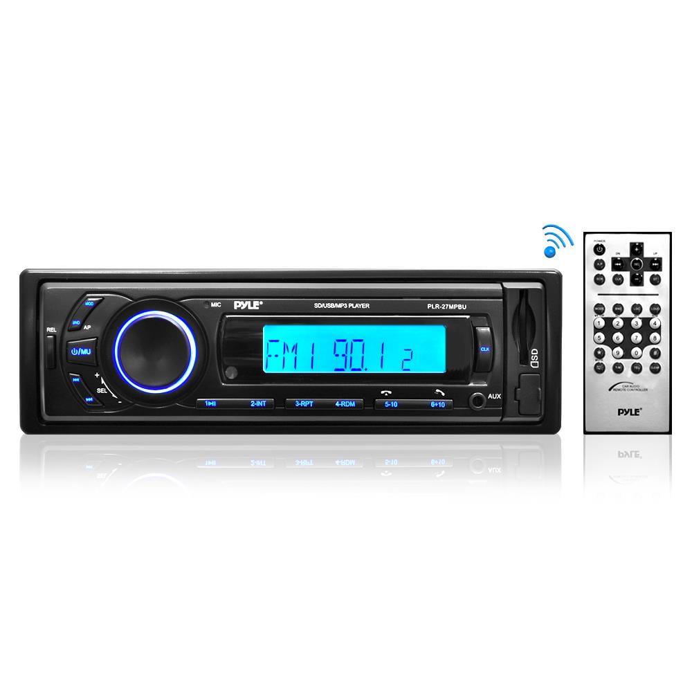 PYLE PLR27MPBU Car Stereo Head Unit Receiver Premium AM/FM Media