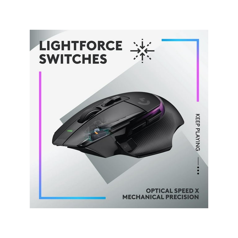 Logitech G502 X PLUS Wireless RGB Gaming Mouse - HERO 25K Logitech G502 X PLUS Wireless RGB Gaming Mouse - HERO 25K