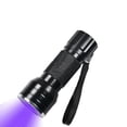 thumbnail image 1 of UV ULTRA VIOLET 21 LED Mini Flashlight Torch 45v Light Waterproof Aluminum Lamp Outdoor Portable Tactical Lighting Tool UV Lamp, 1 of 5