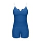 thumbnail image 5 of Traje de baño tankini de dos piezas para mujer, informal, de gran tamaño, de color liso, con parte superior dividida y acolchado en el pecho. Traje de baño tankini para mujer. Traje de baño de dos pie, 5 of 7