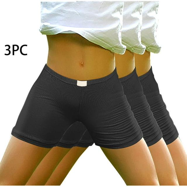 Odeerbi 3-14 Años Niñas 3 Pcs Pantalones Cortos de Bicicleta de Algodón Seguridad de Bajo Vestido Pantalones Cortos de Deslizamiento Pantalones Cortos de Danza de Encaje de Yoga Corta