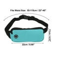thumbnail image 2 of Unique Bargains 1 Pc Durable Zipper Running Waist Pack for Hiking Gym EVA Azul Cielo, 2 of 4
