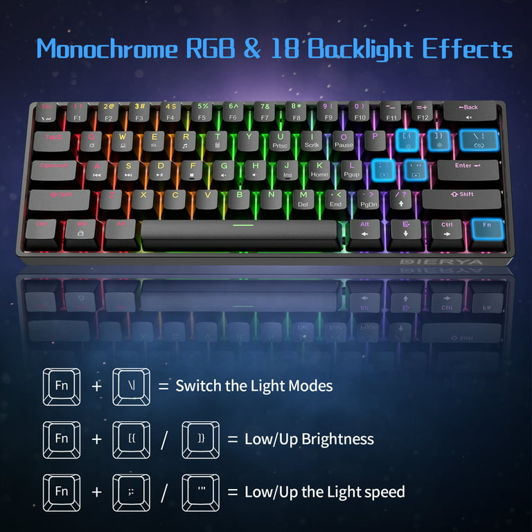 New Budget Gaming Keyboard  Dierya DK61SE Mechanical Keyboard