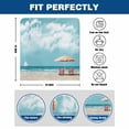 thumbnail image 6 of Ocean Beach Chair Covers Set of 4 Summer Beach Chairs Blue Sky Sea Cloud Chair Back Covers Stretch Removable Washable Slipcovers Protector for Dining Room Kitchen Party Decor, 6 of 9