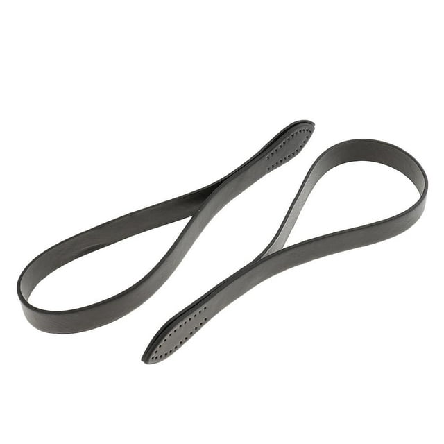 Par de Reemplazo de Correa de Bolso Salvador Correa de Cuero Artificial Asa de Bolso 60 Cm Negro