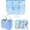 blue, variant on Beach Bag Organizer Inserts for X Large Bogg Bag Accessories, Original XL Lightweight Mesh Insert Divider Pouch, Organizing Rubber Tote Bags, Save Storage Space (Gray)
