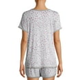 thumbnail image 6 of Secret Treasures Essentials Women's and Women's Plus Crew Neck Sleepwear Top, 6 of 6