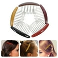 thumbnail image 2 of HOKARUA 5pcs Women Hair Side Combs French Twist Hair Combs Decorative Hair Accessories Girls Hairpin, 2 of 5