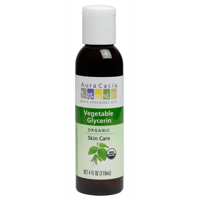 Aura Cacia Organic Vegetable Glycerin Skin Care Oil 4 Fl Oz Liquid ...