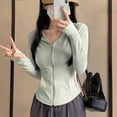 thumbnail image 6 of CAIXIA Sun Hoodie for Women Long Sleeve Womens Sun Shirt Sun Protection Zip Up Jackets for Women Quick Dry Outdoor Performance Jacket, 6 of 6