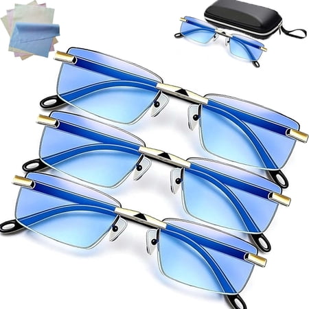 2026 Self Adjusting Smart Glasses – Far & Near Auto Focus Lenses, Blue Light Blocking, Light-Sensitive Adaptive Glasses for Men Women