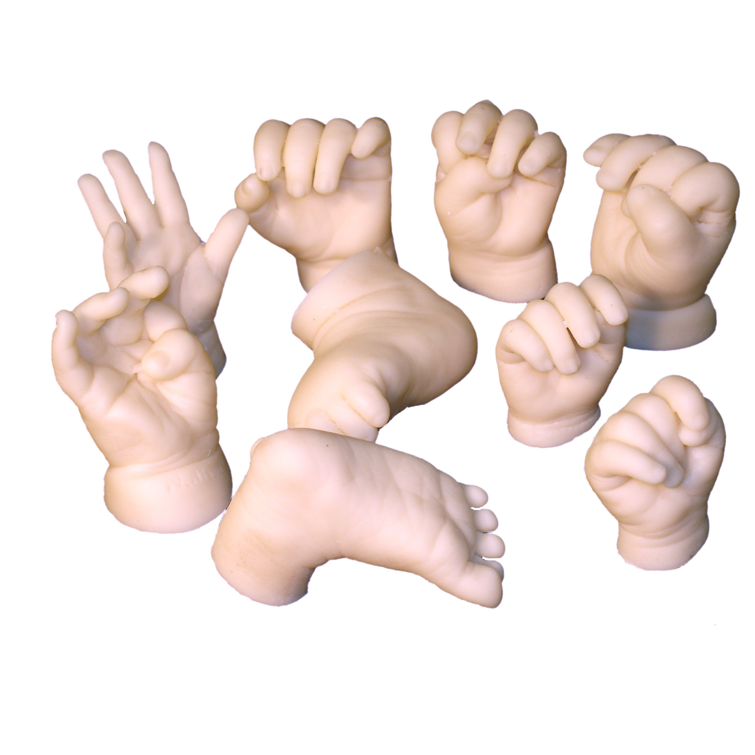3D Hand and Foot Plaster Casting Kit for Baby 0-6 Months With