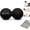 Black Peanut Ball, variant on General Lacrosse Ball for Myofascial Release - Perfect for Trigger Point Massage Therapy - Best for Neck & Shoulder Pain - Video Series & eHandbook Included