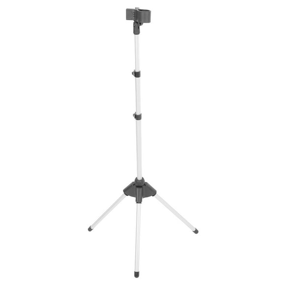 Adjustable Folding Floor Stand Hair Dryer Holder Aluminum Alloy and Plastic Stable Base for Home and Mobile Pet Grooming for Hair Dryer Models