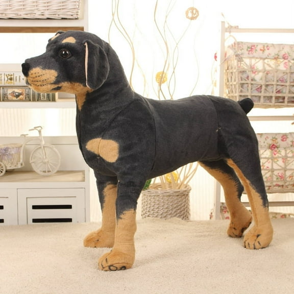 NEW Doberman Pinscher Dog 9 Inch Stuffed Animal Plush Toys Toddler Doll Kids Gifts
