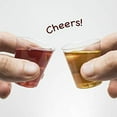 thumbnail image 3 of MATANA 300 Crystal Clear Plastic Shot Glasses 1oz, Mini Shot Glasses Plastic Shot Cups, Wine Tasting Cups, Plastic Jello Shot Cups, Party Shot Glasses for Condiments & Sauce - Reusable | Bulk Pack, 3 of 3