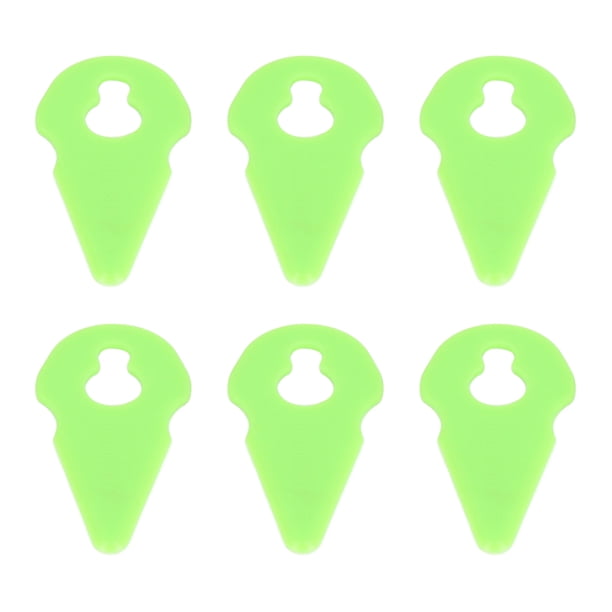 Kit de cuchillas de plástico para cortacésped, 20 piezas de cuchillas para cortacésped, kit de cuchillas para cortacésped, juego de cuchillas de plástico para cortacésped creado magistralmente
