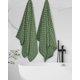 thumbnail image 5 of Toallas de baño Jacquotha Luxury Green a cuadros, 480 g/m², algodón, 5 of 7