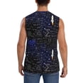 thumbnail image 4 of Uemuo Physical Formulas Pattern Men's Sleeveless T-Shirt,Muscle Athletic Tank Top, Moisture-wicking Quick-dry Breathable Classic Tee Top for Gym Run Outdoor Sports-Small, 4 of 8