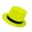 fluorescent yellow, variant on Plastic Top Hat with Fluorescent Color for Themed Parties Costume Accessories Hat Headwear Music Festival Props Fedoras
