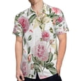 thumbnail image 4 of High Quality Hawaiian Shirts for Men Short Sleeve Aloha Beach Shirt Floral Summer Casual Button Down Shirts Blouses RFQT3W, 4 of 7