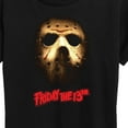thumbnail image 3 of Friday the 13th - Dark Mask Fade - Women's Short Sleeve Graphic T-Shirt, 3 of 5