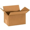 thumbnail image 1 of Boxes Fast Cajas De Cartón Corrugado Pequeñas De 9X6X5, 9 De Largo X 6 De Ancho X 5 De Alto, Paquete De 25 | Caja De Almacenamiento Móvil De Embalaje De Envío Para Cajas A Granel Al Por Mayor Fuertes, 1 of 5