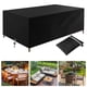 thumbnail image 2 of Fundas para muebles de patio, fundas grandes para juegos de muebles al aire libre, impermeables, a prueba de lluvia, nieve, polvo, viento, anti-UV, se adapta a césped de jardín, patio, negro Muyoka Hogar, 2 of 6