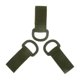 thumbnail image 2 of Clip De Hebilla Colgante De 3 Piezas, Correa De De Nylon, Llaves, Organizador, Porta Mosquetón, Cinturón Para Hombres, Camping Para Mujer Verde, 2 of 7