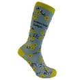 thumbnail image 4 of Women's Swearing Helps Socks Funny Curse Word Naughty Sarcastic Flowers Footwear, 4 of 9