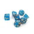 thumbnail image 6 of 6 x 7 Double-Colors DND Dice Sets Double Color Polyhedral Dice Set with Nebula Polyhedral Mixed Color Dice for DND MTG RPG Supplies, 6 of 7