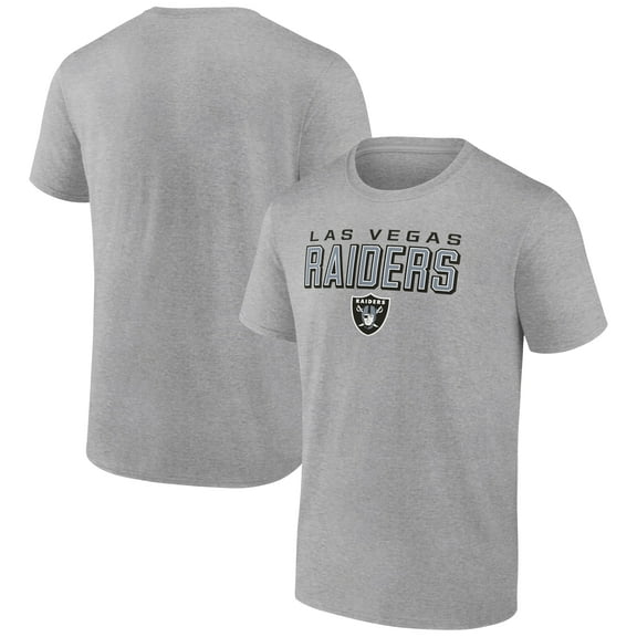 Men's Heather Gray Las Vegas Raiders Swagger T-Shirt