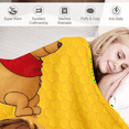 thumbnail image 6 of Fnyko Blanket Cartoon Winnie the Pooh Printed Super Soft Flannel Cozy Baby Blankets Machine Washable Light Weight Luxurious Cozy Warm Fabric for Sofa Bed Chair, 6 of 6